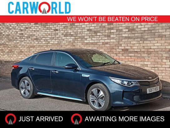 A 2017 KIA OPTIMA 2.0h GDi 9.8kWh Saloon 4dr Petrol Plug-in Hybrid Auto Euro 6 (202 bhp)