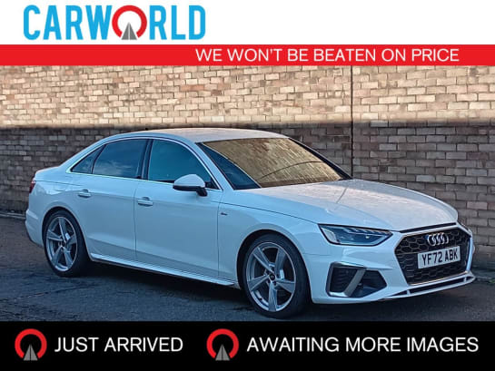 A 2022 AUDI A4 2.0 TFSI 35 S line Saloon 4dr Petrol S Tronic Euro 6 (s/s) (150 ps)