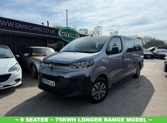 A null CITROEN E-SPACETOURER 75kWh YOU! MPV 5dr Electric Auto LWB (7.4kW Charger) (136 ps) 9 SEATS ~ GRE
