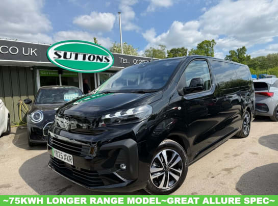 A null PEUGEOT E- TRAVELLER 75kWh Allure Long MPV 5dr Electric Auto LWB (8 Seat, 7.4kW Charger) (136 ps