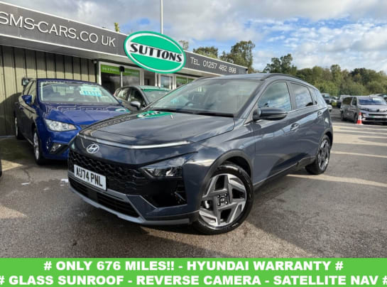 A 2024 HYUNDAI BAYON 1.0 T-GDi Ultimate SUV 5dr Petrol DCT Euro 6 (s/s) (100 ps) 1 OWNER & HYUND