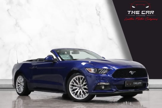 A 2018 FORD MUSTANG 2.3T EcoBoost Convertible 2dr Petrol Manual Euro 6 (317 ps) L H DRIVE 19's+