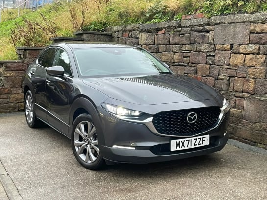 A 2021 MAZDA CX-30 2.0 e-Skyactiv G MHEV Sport Lux 5dr â­â­â­4.7 GOOGLE REVIEW RATINGâ­â­â­