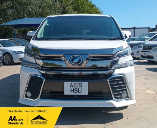 A null TOYOTA VELLFIRE 2.5L PETROL-30 SERIES-ULEZ/CAZ PASS-FREE 18MONTHS GOLD WARRANTY & 12MONTHS AA BREAKDOWN COVER.