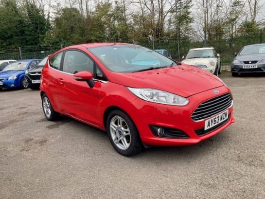 A 2013 FORD FIESTA 1.25 ZETEC 3dr MANUAL (82 ps) WITH SERVICE HISTORY