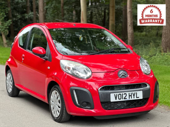 A 2012 CITROEN C1 1.0i VTR Hatchback 3dr Petrol Manual Euro 5 (68 ps)