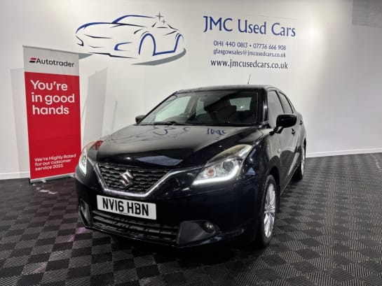 A 2016 SUZUKI BALENO 1.0 Boosterjet SZ-T Hatchback 5dr Petrol Manual Euro 6 (111 ps) BLUETOOTH,