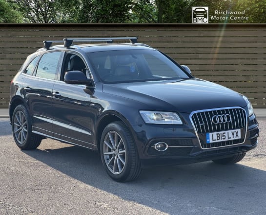 A 2015 AUDI Q5 2.0 TFSI S line SUV 5dr Petrol Manual quattro Euro 6 (s/s) (230 ps) SERVICE