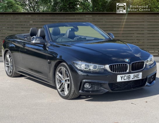 A 2018 BMW 4 SERIES 2.0 420d M Sport Convertible 2dr Diesel Auto Euro 6 (s/s) (190 ps) REVERSE