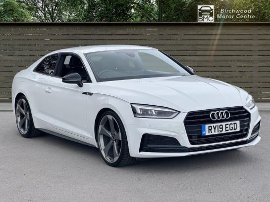 A 2019 AUDI A5 2.0 TFSI 40 Black Edition Coupe 2dr Petrol S Tronic Euro 6 (s/s) (190 ps) F