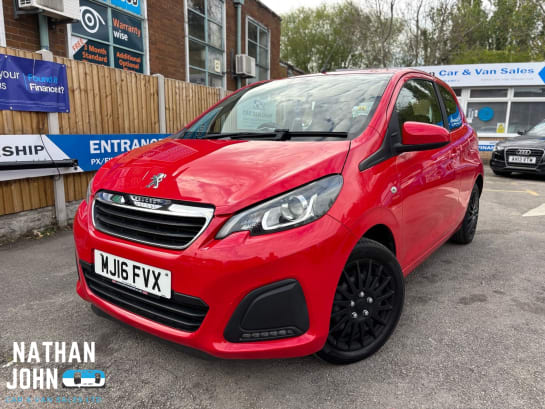 A null PEUGEOT 108 1.0 Active Hatchback 3dr Petrol Manual Euro 6 (68 ps)