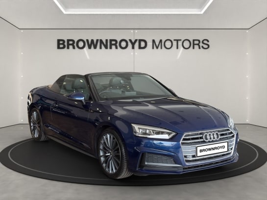 A 2017 AUDI A5 CABRIOLET 2.0 TDI S line Convertible 2dr Diesel S Tronic Euro 6 (s/s) (190 ps)