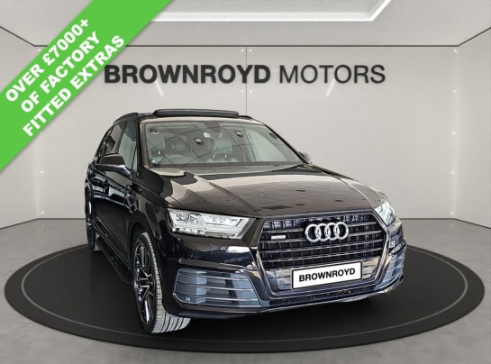 A 2018 AUDI Q7 3.0 TDI V6 S line SUV 5dr Diesel Tiptronic quattro Euro 6 (s/s) (272 ps)