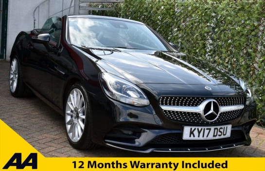 A 2017 MERCEDES-BENZ SLC SLC 180 AMG-LINE ROADSTER 6-SPEED 154 BHP (EURO 6) Airscarf / Heated Seats