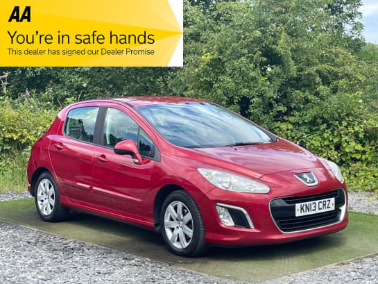 A 2013 PEUGEOT 308 1.6 HDi Active Hatchback 5dr Diesel Manual Euro 5 (92 ps) LONG MOT -