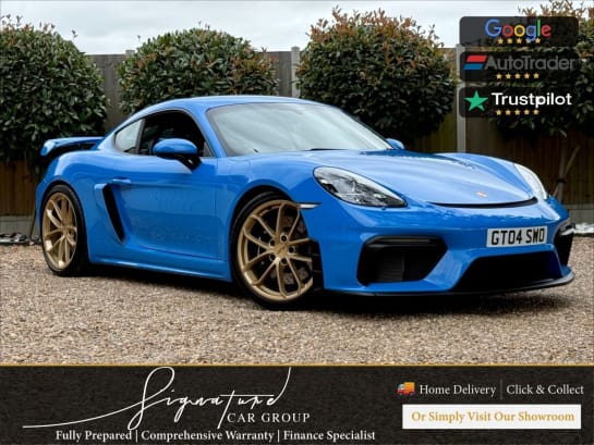 A null PORSCHE 718 CAYMAN 4.0 GT4 BOSE, CARBON BUCKETS, REAR CAM, HUGE SPEC, Coupe 2dr Petrol Manual