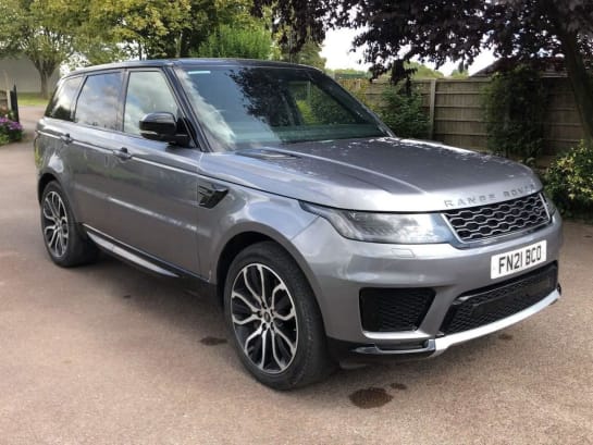 A 2021 LAND ROVER RANGE ROVER SPORT HSE SILVER