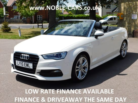 A null AUDI A3 CABRIOLET 1.8 TFSI S line Convertible 2dr Petrol S Tronic Euro 6 (s/s) (180 ps) *ULEZ