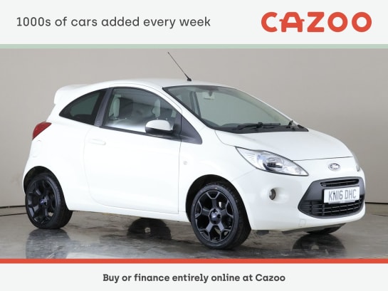 A 2016 FORD KA 1.2L Zetec White Edition