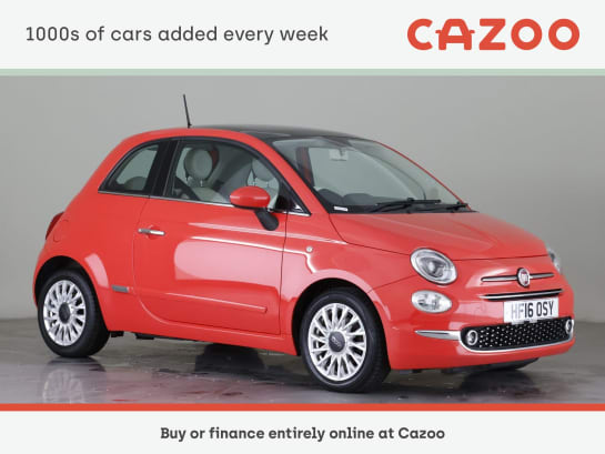 A 2016 FIAT 500 0.9L 500 My17 0.9 Twinair 105hp Lounge