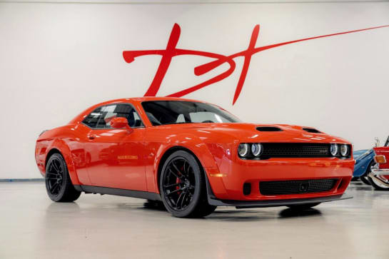 A 2022 DODGE CHALLENGER 6.2L HELLCAT WIDEBODY 717BHP AUTO