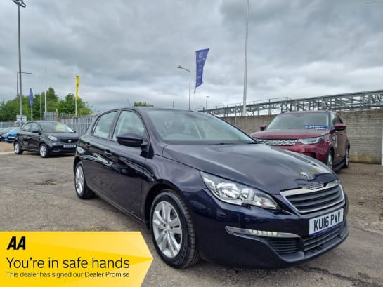 A null PEUGEOT 308 1.6 BlueHDi Active Hatchback 5dr Diesel Manual Euro 6 (s/s) (120 ps)