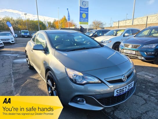 A 2017 VAUXHALL ASTRA GTC 1.4i Turbo Limited Edition Coupe 3dr Petrol Manual Euro 6 (s/s) (120 ps)