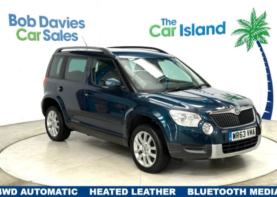 A 2013 SKODA YETI 2.0 TDI Elegance SUV 5dr Diesel DSG 4WD Euro 5 (140 ps) Heated Leather Park