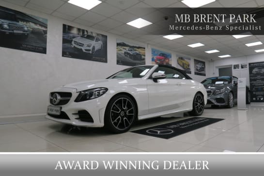 A null MERCEDES-BENZ C CLASS 1.5 C200 MHEV AMG Line (Premium) Cabriolet G-Tronic+ Euro 6 (s/s) 2dr