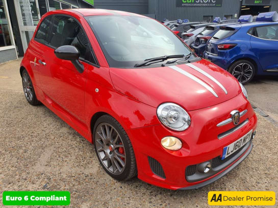 A 2010 FIAT 500 ABARTH 695 TRIBUTO FERRARI AUTO 1.4 IN RED (CORSA ROSSO) WITH 5,000 MILES AND A FULL SERVICE HISTORY, 3 OWN