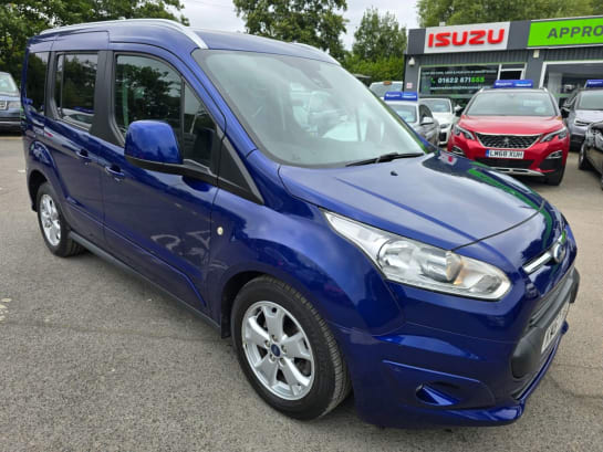 A null FORD TOURNEO CONNECT 1.5 TITANIUM TDCI 5d 118 BHP IN BLUE WITH 18,000 MILES AND A FULL SERVICE H