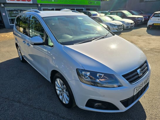 A null SEAT ALHAMBRA 2.0 TDI SE 5d 148 BHP IN SILVER WITH 58,000 MILES AND A FULL SERVICE HISTOR