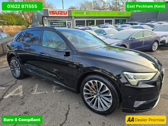 A null AUDI E-TRON 55 LAUNCH EDITION IN BLACK WITH 53,600 MILES AND A FULL SERVICE HISTORY, 1