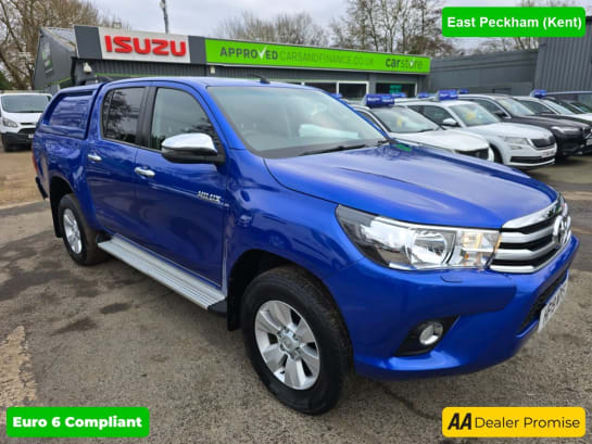 A null TOYOTA HI-LUX 2.4 D-4D Icon IN BLUE WITH 70,000 MILES AND A FULL SERVICE HISTORY, 1 OWNER