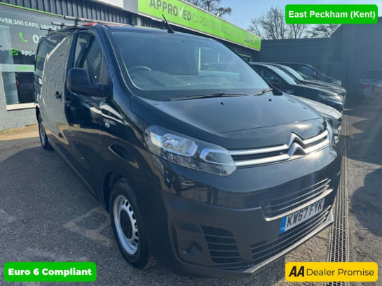 A null CITROEN DISPATCH 1.6 BlueHDi 1000 X IN BLACK WITH 77,000 MILES AND A SERVICE HISTORY, ULEZ C