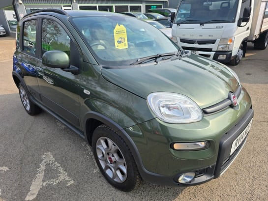 A null FIAT PANDA 0.9 TWINAIR 4X4 IN GREEN ( TUSCANY GREEN ) WITH 73,000 MILES, 1 OWNER FROM