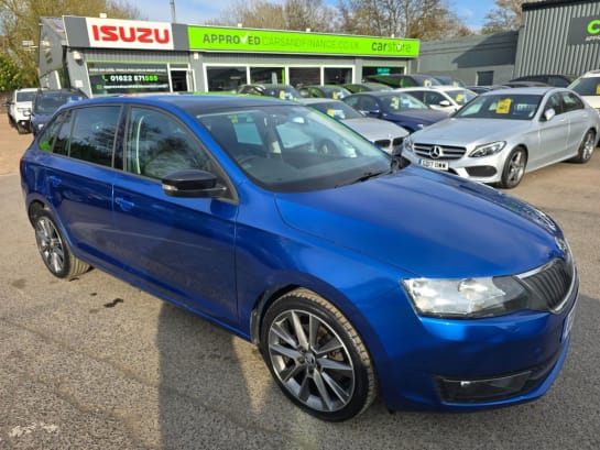 A null SKODA RAPID SPACEBACK 1.2 TSI SE SPORT HATCHBACK WITH 63,000 MILES AND A SERVICE HISTORY, 1 OWNER