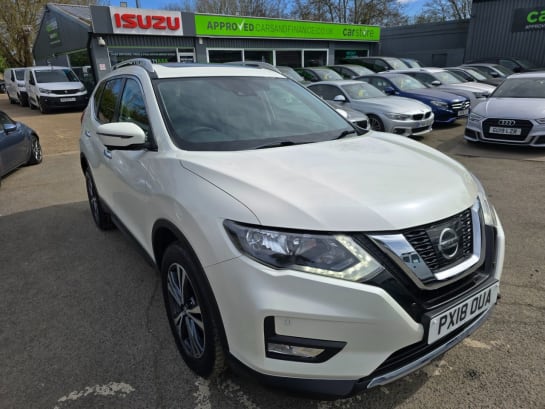 A null NISSAN X-TRAIL 1.6 dCi N-Connecta SUV in white with 65,500 miles, 2 owners service history