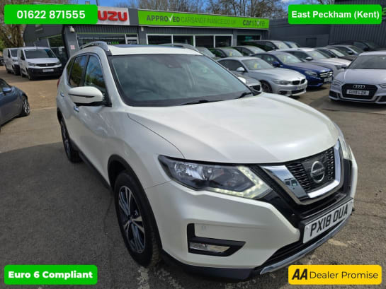 A null NISSAN X-TRAIL 1.6 dCi N-Connecta SUV in white with 65,500 miles, 2 owners service history