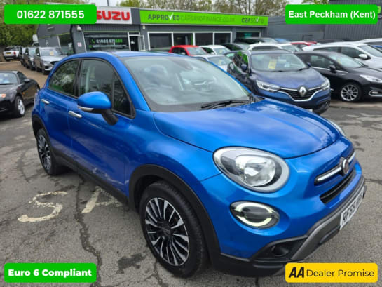 A null FIAT 500X 1.0 FIREFLY TURBO MULTIAIR CITY CROSS SUV 5dr IN BLUE WITH 33,729 MILES AND