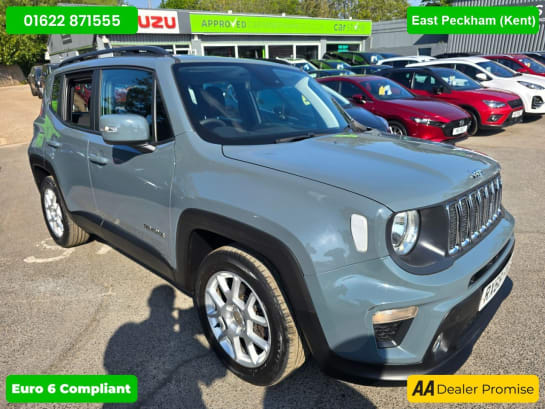 A null JEEP RENEGADE 1.0 GSE T3 LONGITUDE SUV 5DR IN GREY WITH 42,467 MILES AND A SERVICE HISTOR
