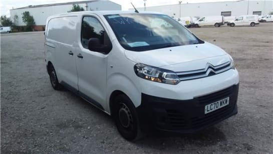 A null CITROEN DISPATCH 1.5 BlueHDi Enterprise Van in white, 62.200 Miles, 1 owner, ULEZ Euro 6, 6-