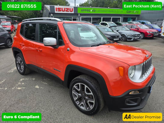 A 2015 JEEP RENEGADE 2.0 MultiJetII Opening Edition, 84,388 miles, Euro 6 ULEZ 4WD SUV with 6-Sp
