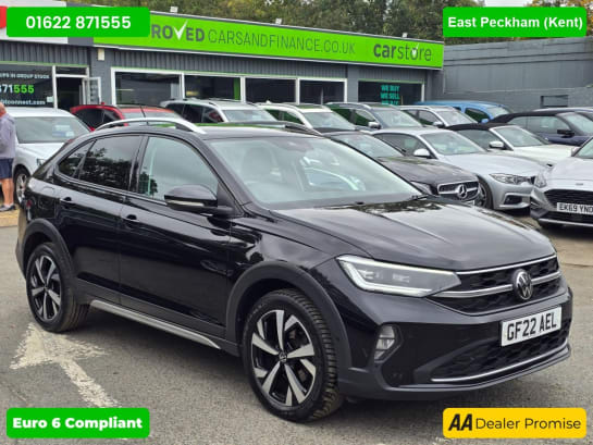 A 2022 VOLKSWAGEN TAIGO Black 1.0 TSI Style SUV, 47,500 miles, 1 owner, Euro 6 ULEZ, Automatic, A/C