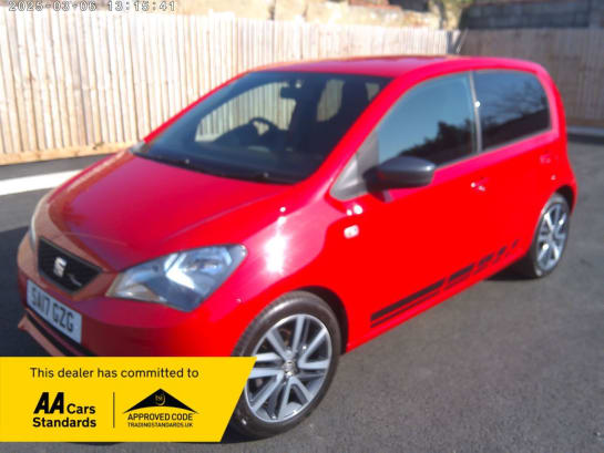 A null SEAT MII 1.0 12v FR Line Hatchback 5dr Petrol Manual Euro 6 (75 ps) SERVICE, 12M MOT