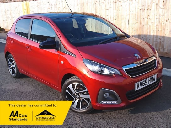 A null PEUGEOT 108 1.0 Allure Hatchback 5dr Petrol Manual Euro 6 (s/s) (72 ps) REVERSE PARK CA