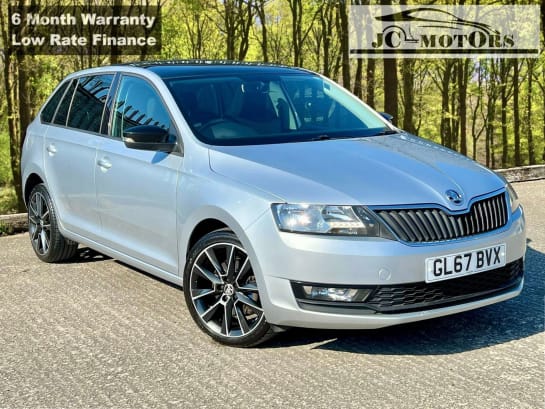 A 2017 SKODA RAPID 1.0L Spaceback SE Sport TSI Hatchback 5dr Petrol Manual Euro 6 (109 bhp)