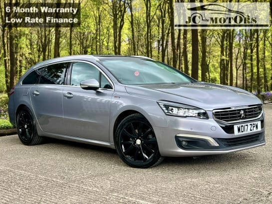 A 2017 PEUGEOT 508 2.0L GT Line SW Blue HDi S/S Estate 5dr Diesel Manual Euro 6 (150 bhp)