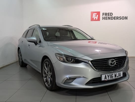 A 2016 MAZDA MAZDA6 2.2 SKYACTIV-D Sport Nav Tourer 5dr Diesel Auto Euro 6 (s/s) (175 ps) Leath