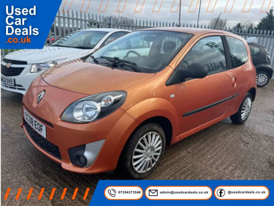 A 2008 RENAULT TWINGO 1.1L EXTREME Hatchback 3dr Petrol Manual Euro 4 (60 bhp)